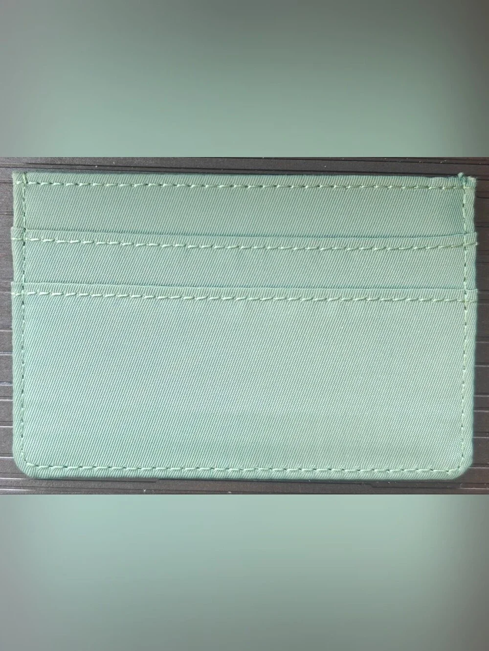Nike Jordan Flight Card Case Wallet Cardholder ID Green Nylon Satin New